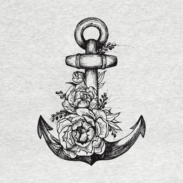 Floral Anchor by Akbaly